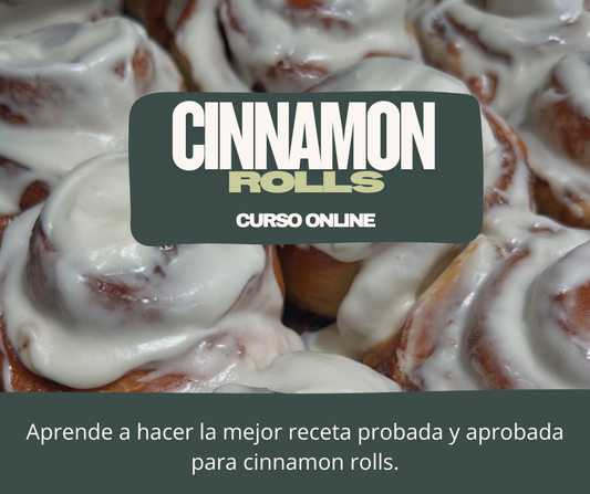 CURSO CINNAMON ROLLS🍪 [ONLINE]